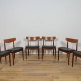 Mid-Century Dining Chairs in Teak by Ib Kofod Larsen for G-Plan, Great Britain, 1960s, Set of 6