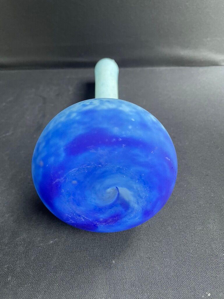 Soliflore vase – Marble glass – Daum or Delatte