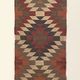 2 x 6 jute handwoven kilim runner Dhurrie rug, Indian