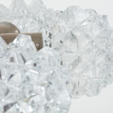 Cut-glass ceiling lamp from Kamenický Šenov, 70s