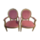 Pair of armchairs Louis XVI style Napoleon III