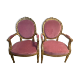 Paire de fauteuils style Louis XVI époque Napoléon III