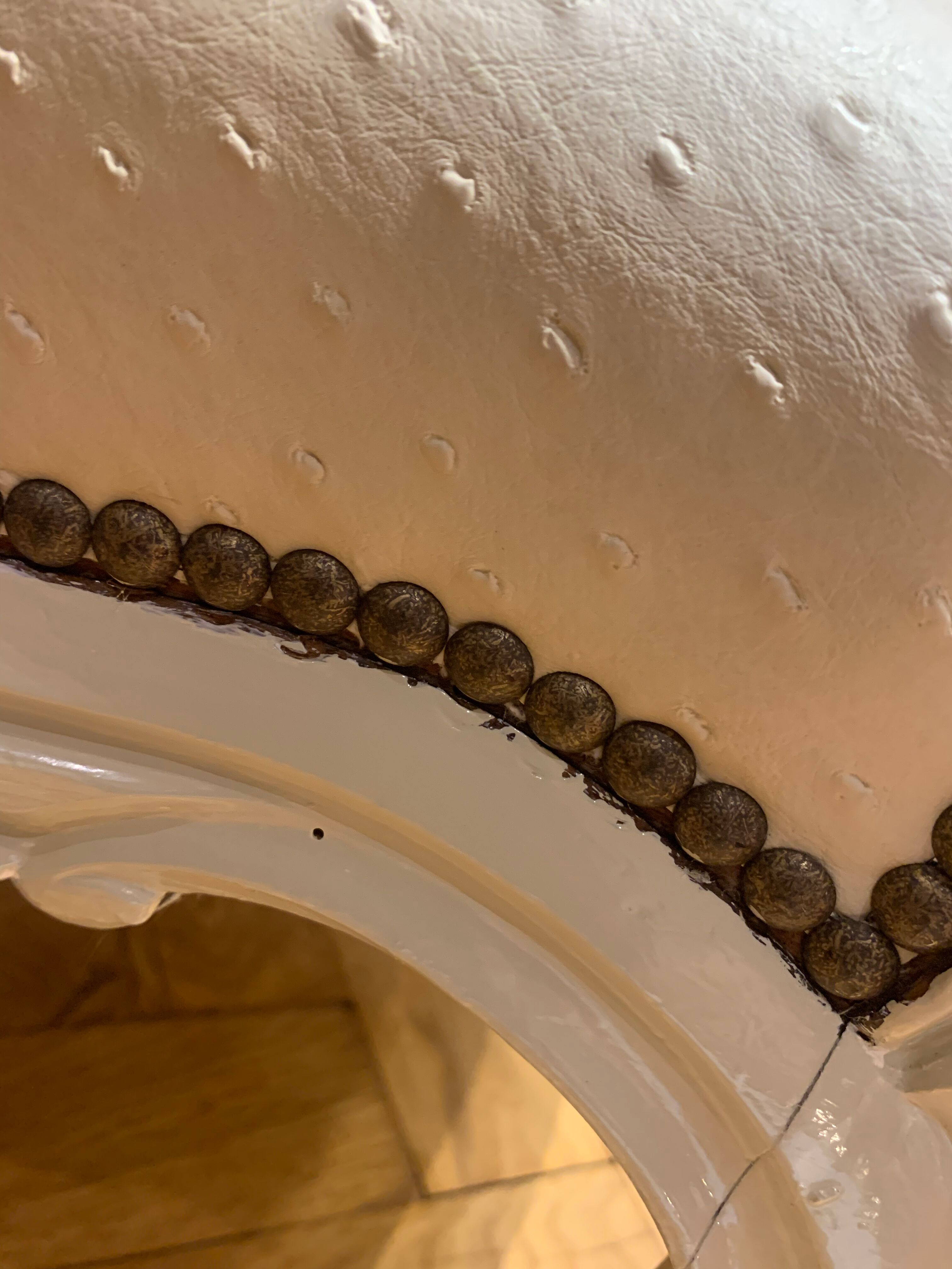 Authentic Napoleon III medallion armchair