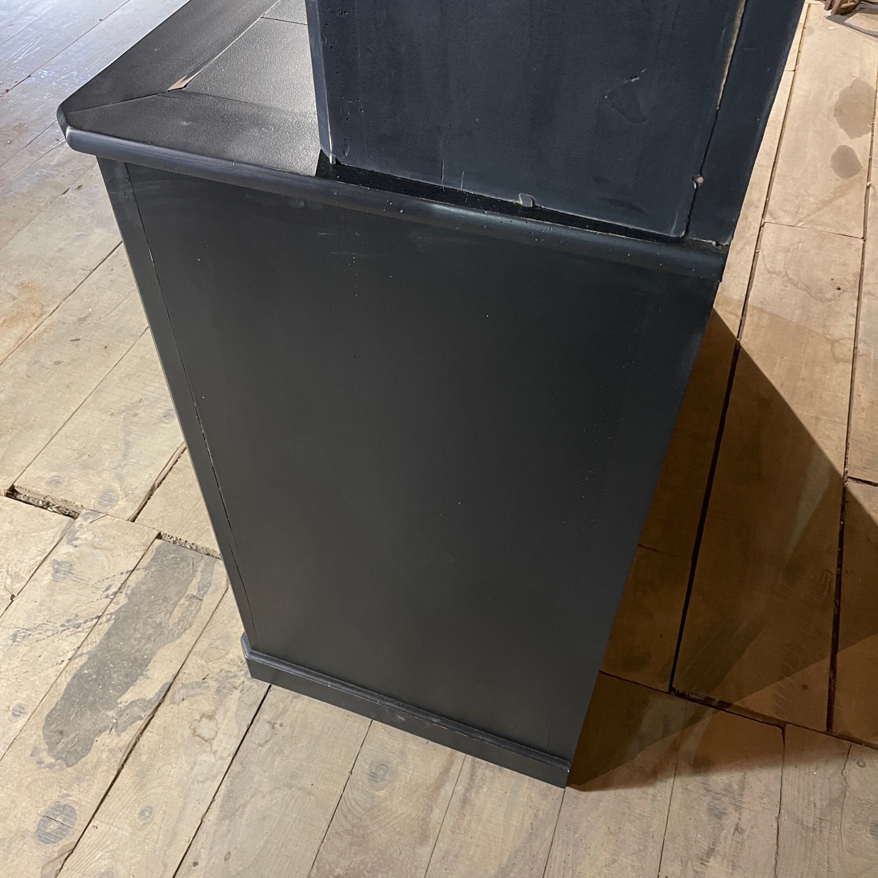 Black patina cupboard