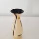 Ceramic vase with geometric shapes decoration signed Martine
