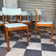 Set de 10 chaises Baumann couleur vert d’eau