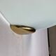 Postmodern vintage glass wall light by Metalarte, 1980s.