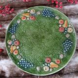Large antique earthenware dish