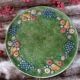 Large antique earthenware dish