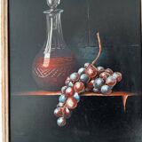 Still life table, oil on canvas, signed Pacetti