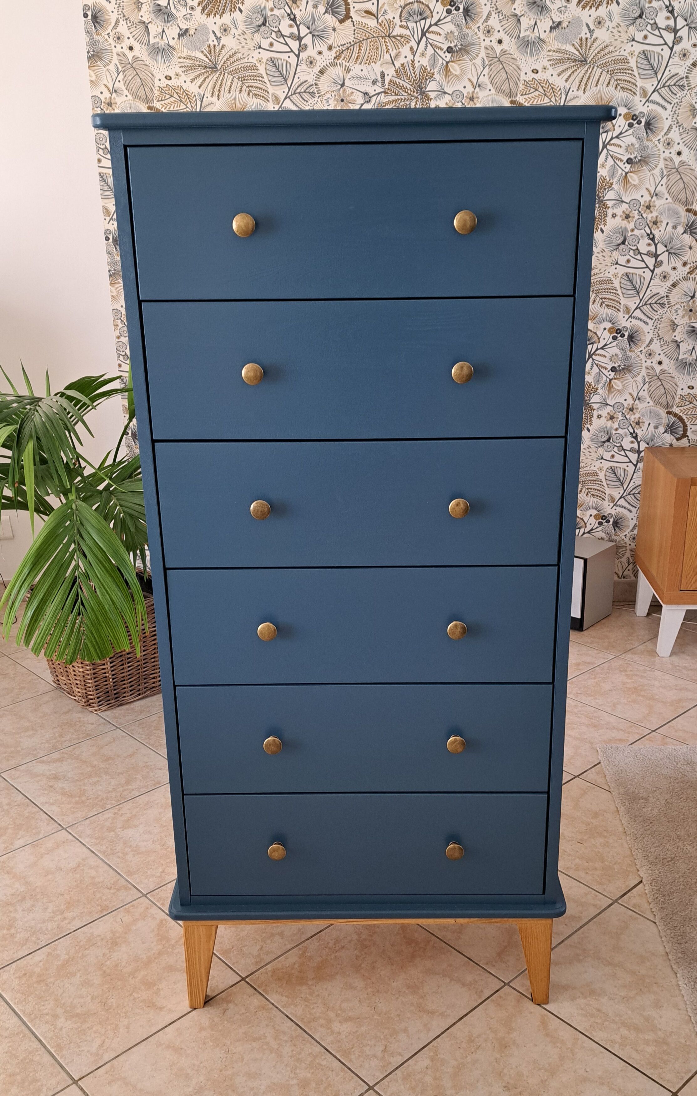 Commode bleu ganne