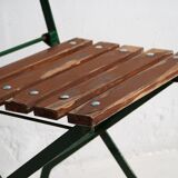 Anciennes chaises de terrasse pliantes (c.1920). Ensemble de 2 pièces #32