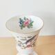 Vase porcelaine Aynsley décor oiseau et fleurs