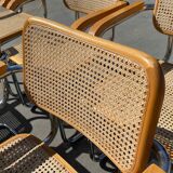 Ensemble de 4 chaises Cesca modèle B64 Cesca Marcel breuer