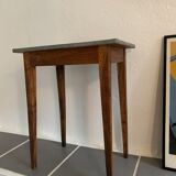 Old zinc tray farm table