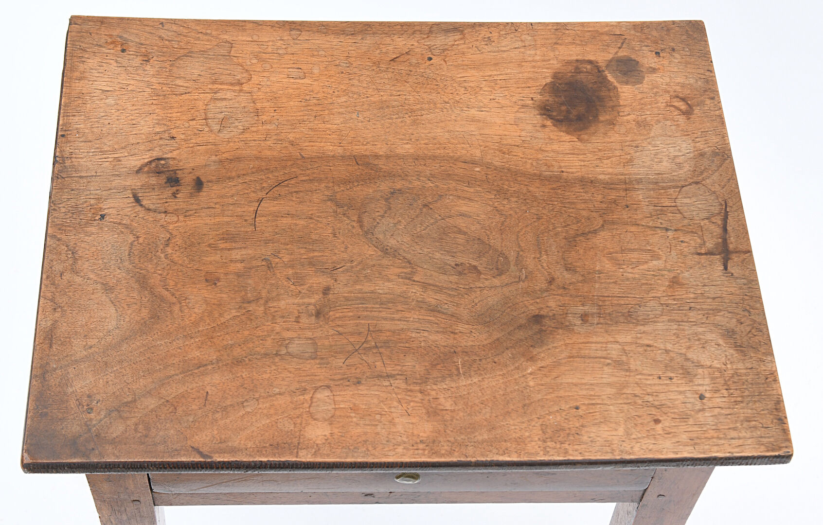Natural wooden nightstand