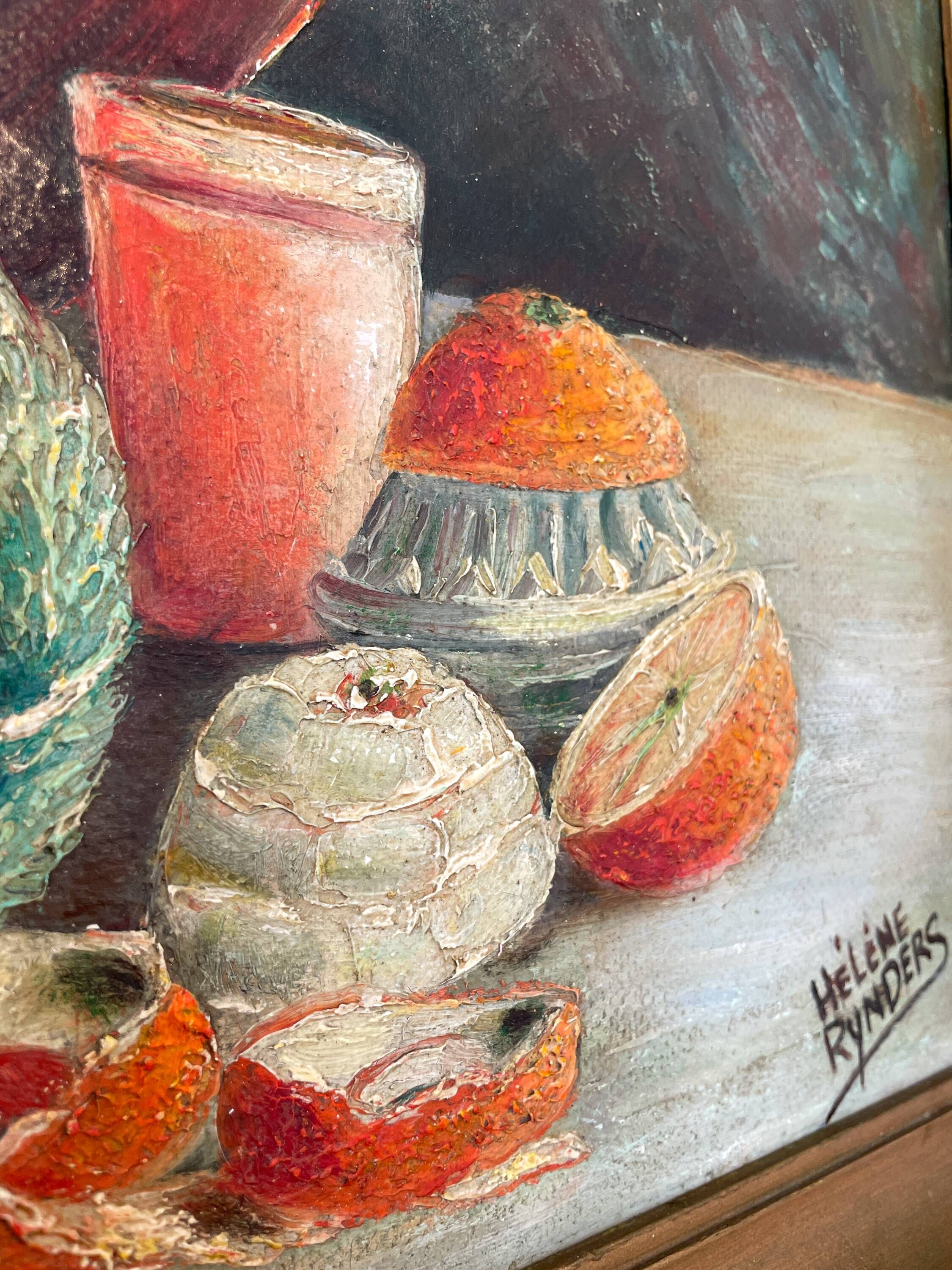 Oil on canvas signed Hélène Rynders - Still life - 1930/1940 - 61x44cm