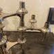 Set of 5 modular candlesticks variant NAGEL BMF vintage 1970