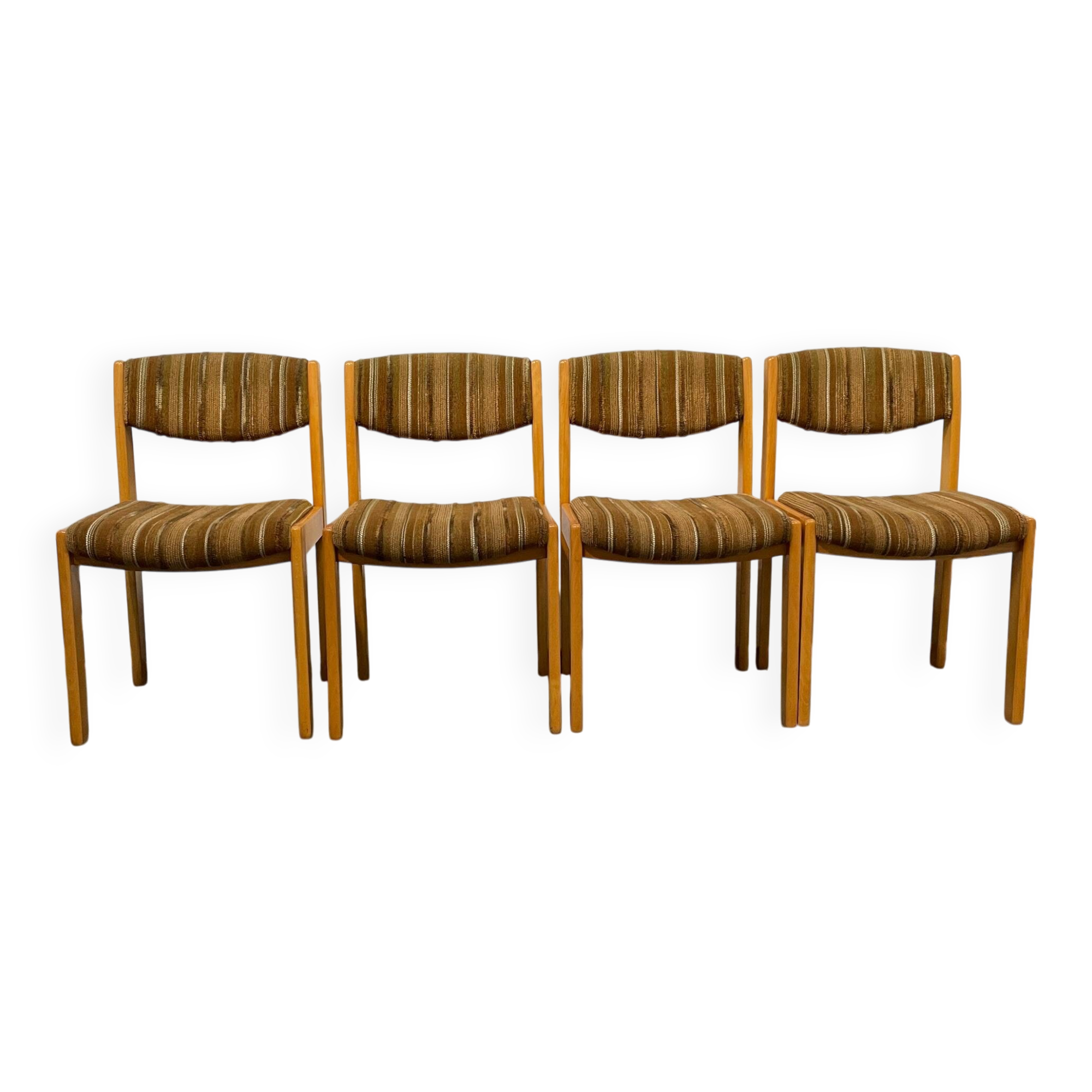 4 chaises vintage années 70