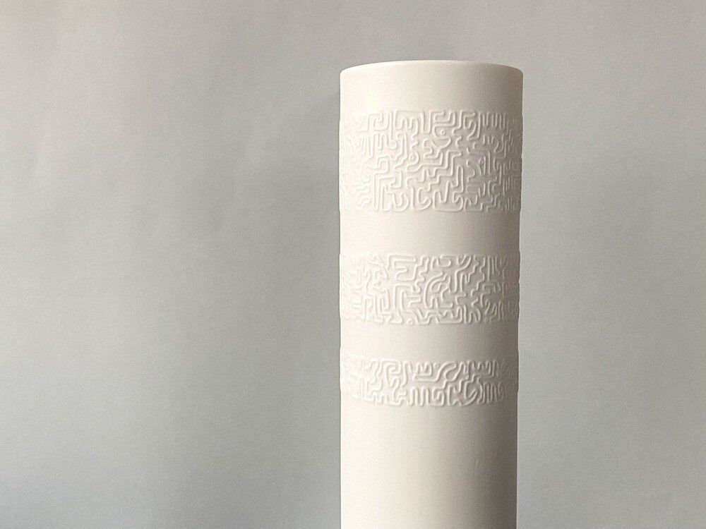 Porcelain vase by Cuno Fischer for Rosenthal, 1970s