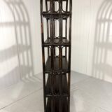 Large dark rattan rack display 1970’s