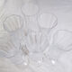 6 champagne flutes in Arques crystal