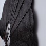 Large dark fan weft - 168 cm