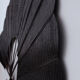 Large dark fan weft - 168 cm