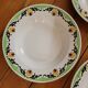 Set of 5 Maroussia Digoin Sarreguemines soup plates