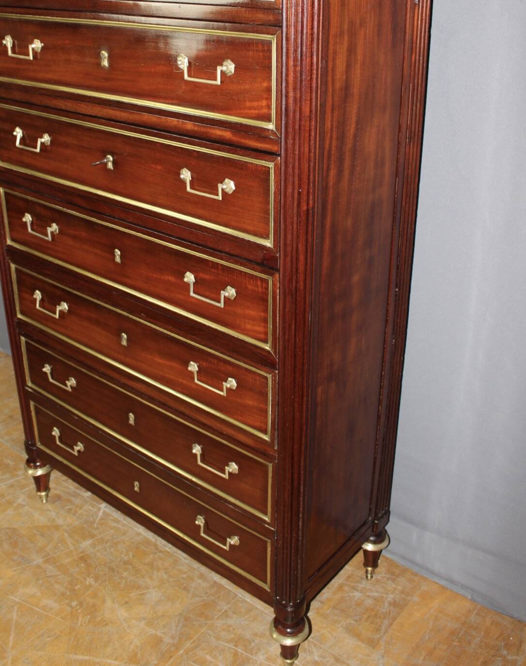 Semainier louis XVI en acajou XVIII