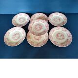 7 assiettes Gien
