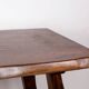 Dining room table, Brutalist style, solid elm