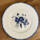 Mismatched blue dessert plates