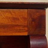 Antique solid walnut chest of drawers