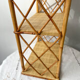Rattan shelf, 1950