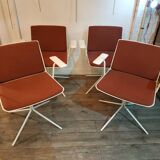 Série de 4 fauteuils pivotants 1960