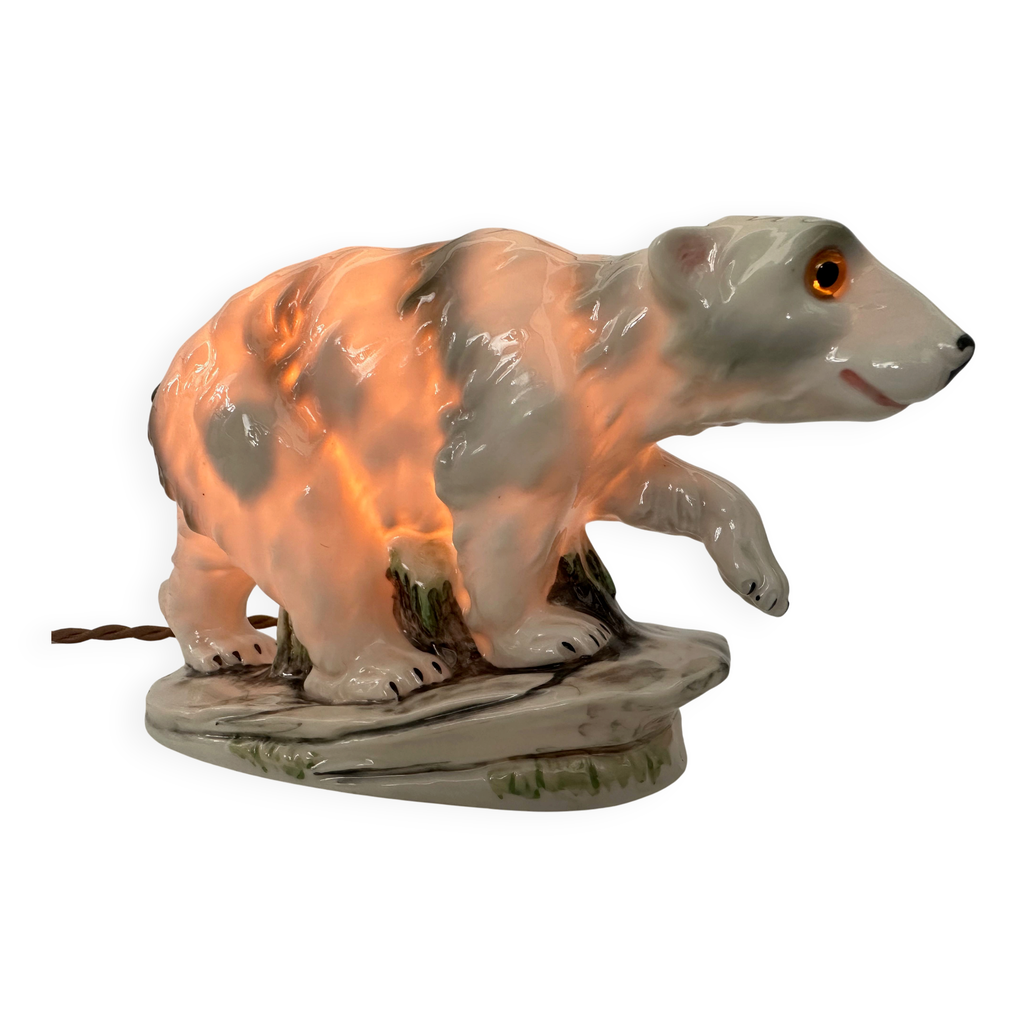 Lampe art déco (parfum) – ours polaire