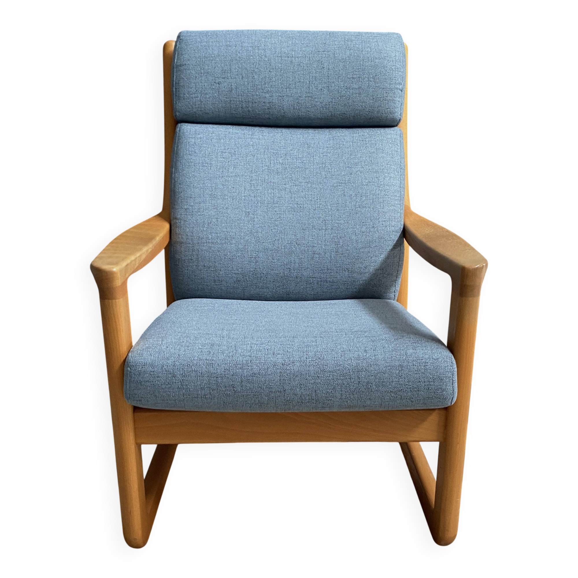 Danish highback chair by Johannes Andersen for Silkeborg