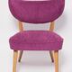 Mid-Century Purple Velvet Club Chair, Europe, 1960s