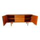 Scandinavian vintage walnut row 1960