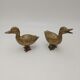 Pair of brass ducks