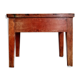 Old wooden coffee table