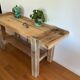 Old oak carpenter's bench