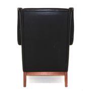 Fauteuil en cuir, Karl Erik Ekselius, Suède, 1960