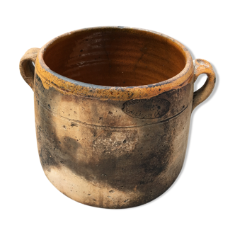 Pot en terre cuite Vallauris marmite