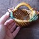 Small barbotine basket