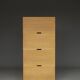 Storage Boxes in beech wood by Wim den Boon, 1967. Set of 4