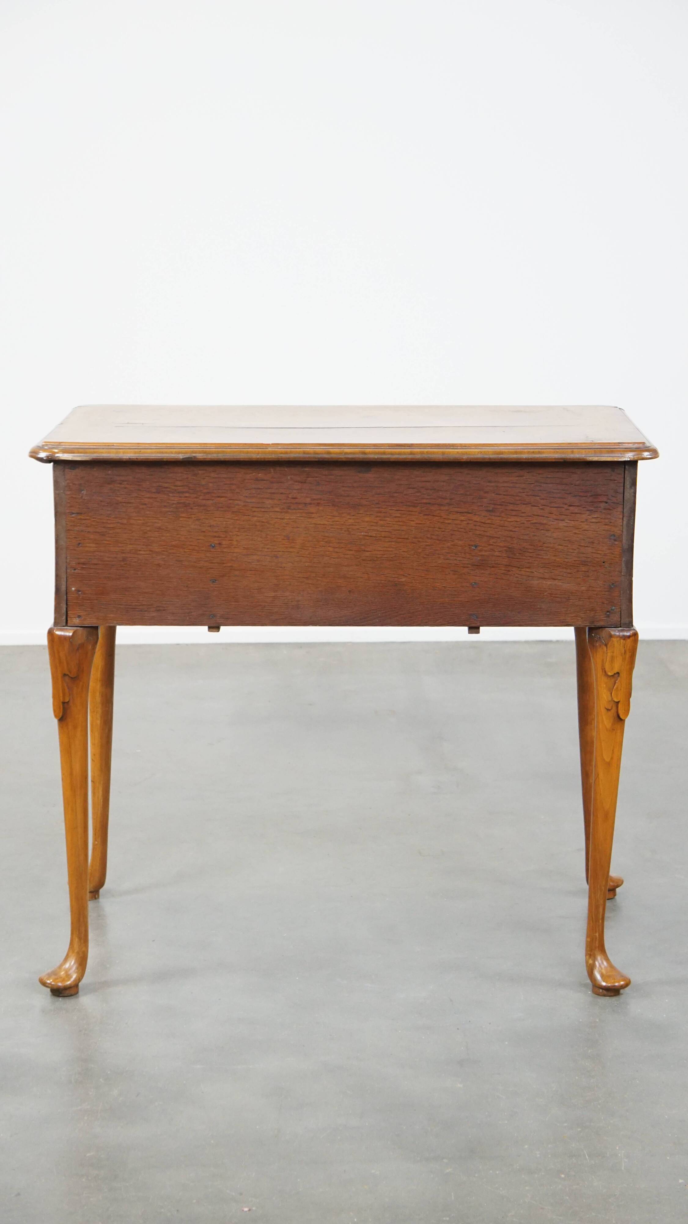 Antique Dutch Walnut Writing/Side Table from the 18th Century