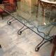 Modern glass table