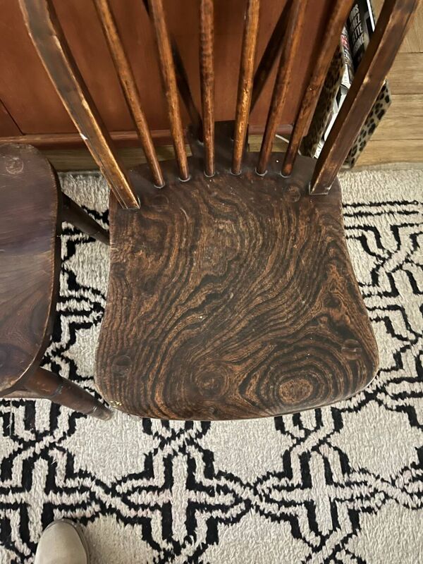 Série de 4 chaises Windsor